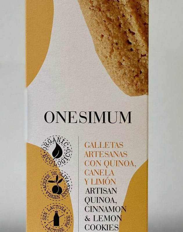 Galletas artesanas con quinoa, canela y limón