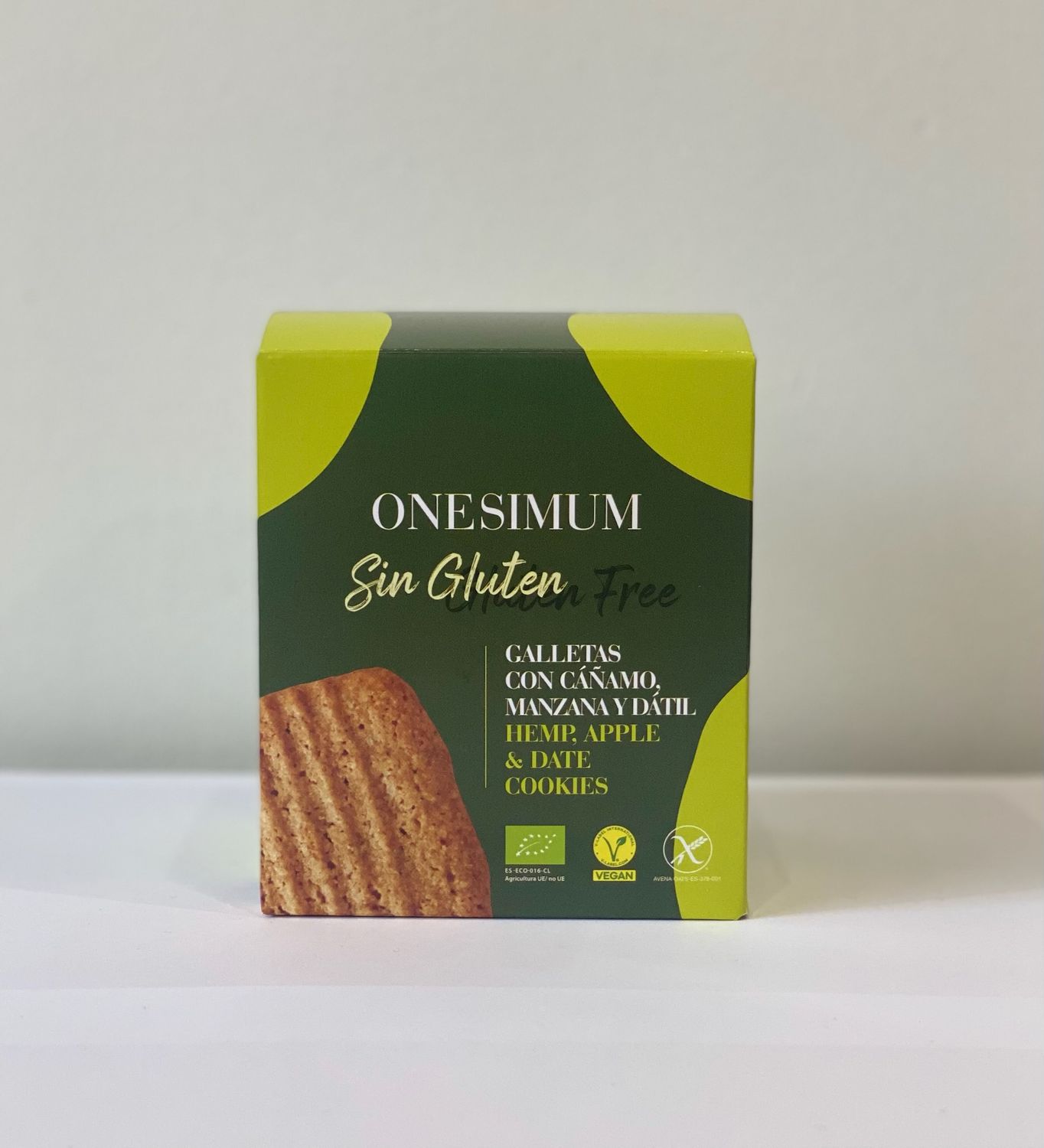 Galletas SIN GLUTEN de Cáñamo, manzana y dátil