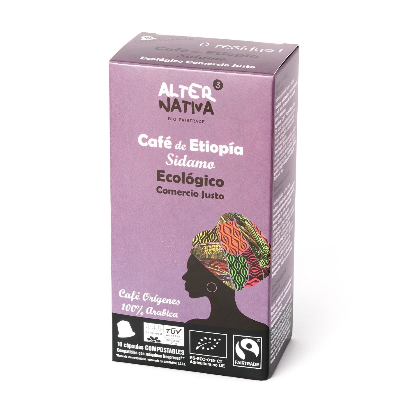 ÄTHIOPIEN-KAFFEE SIDAMO FT BIO-KAPSELN 10x5gr-ALTERNATIVE