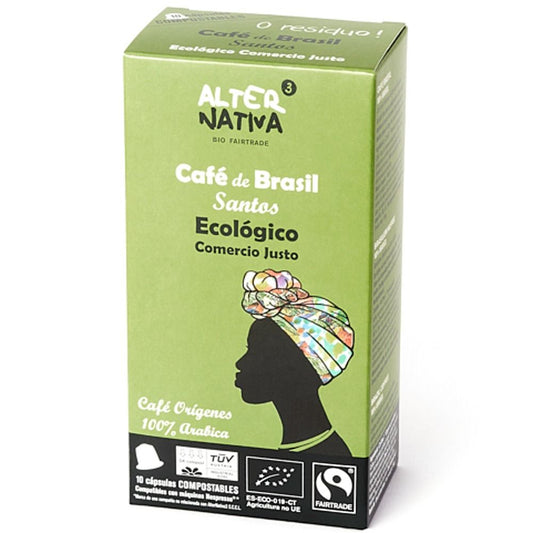 BRAZIL COFFEE FT BIO CAPSULES 10x5gr-ALTERNATIVE