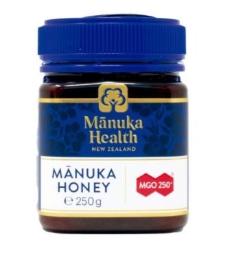 MIEL MANUKA MGO 250+ 250gr (U/C 12)-MANUKA GESUNDHEIT