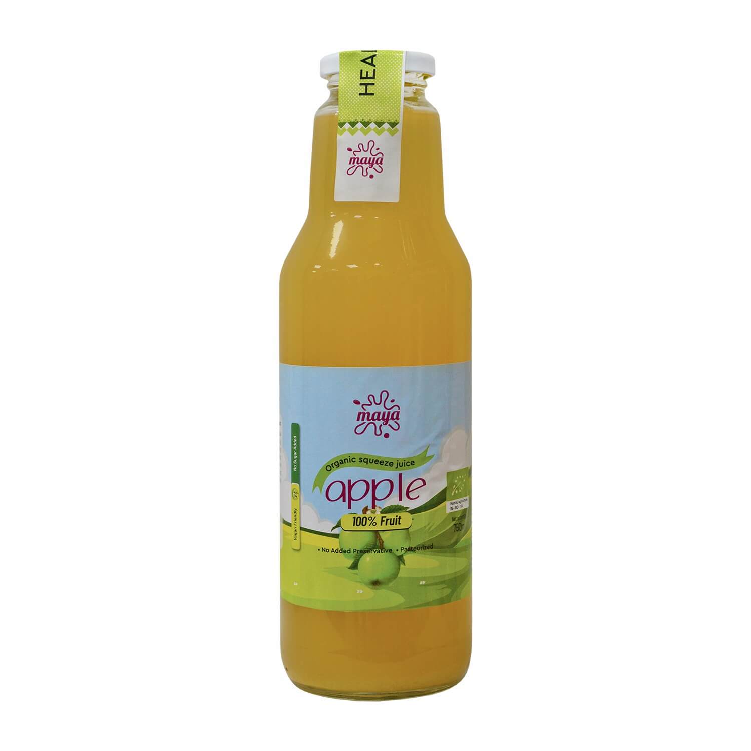 Organic apple juice