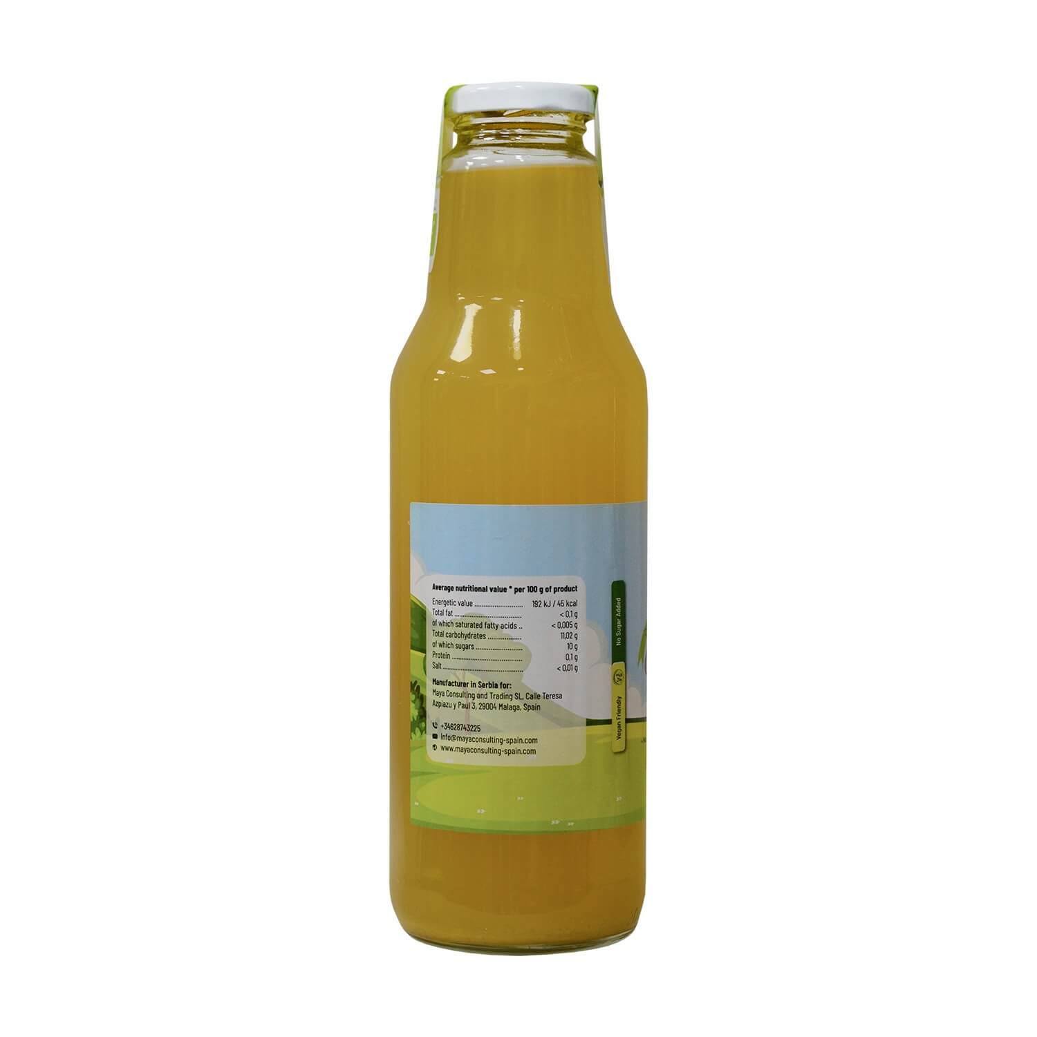 Organic apple juice