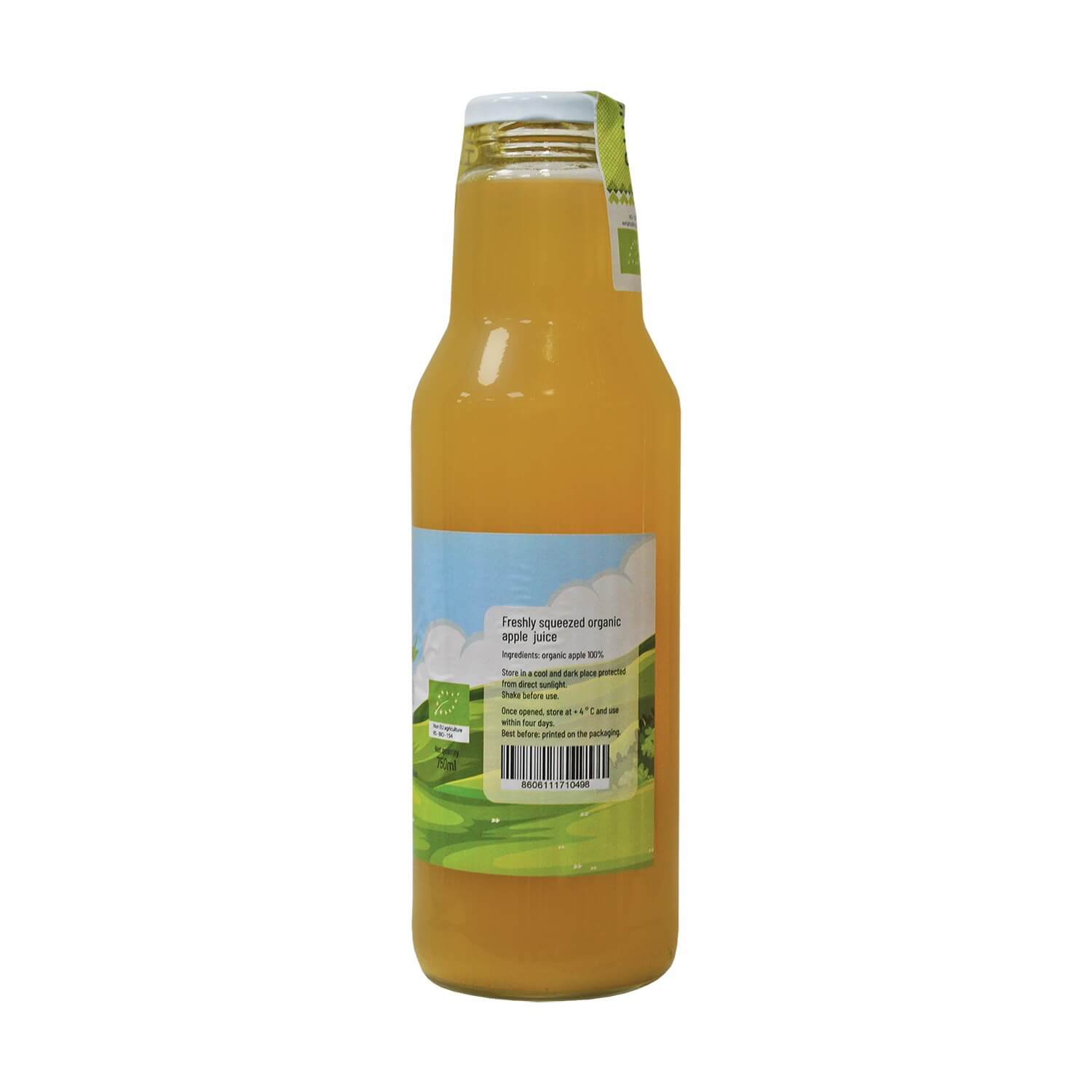 Organic apple juice