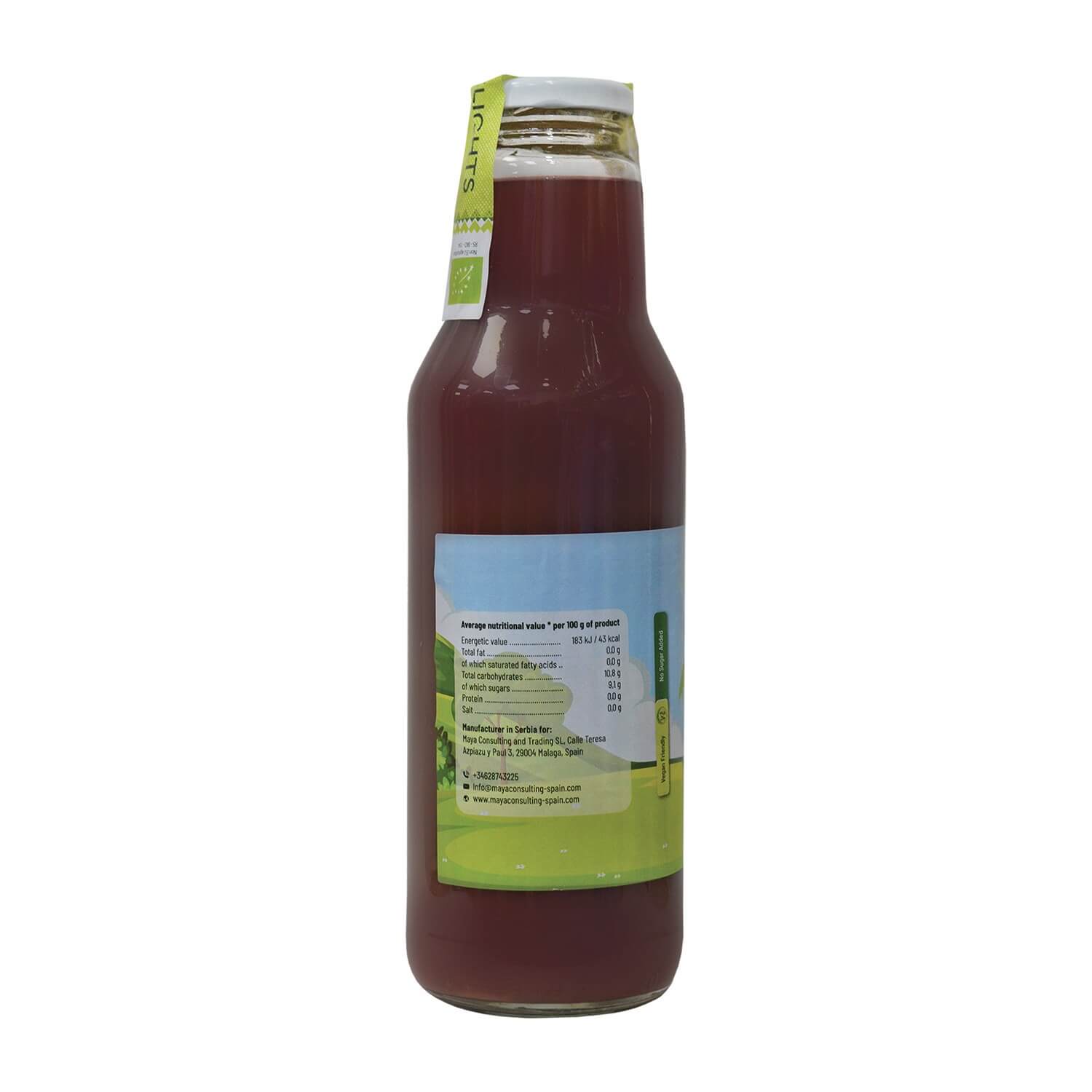 Organic blackberry &amp; apple juice