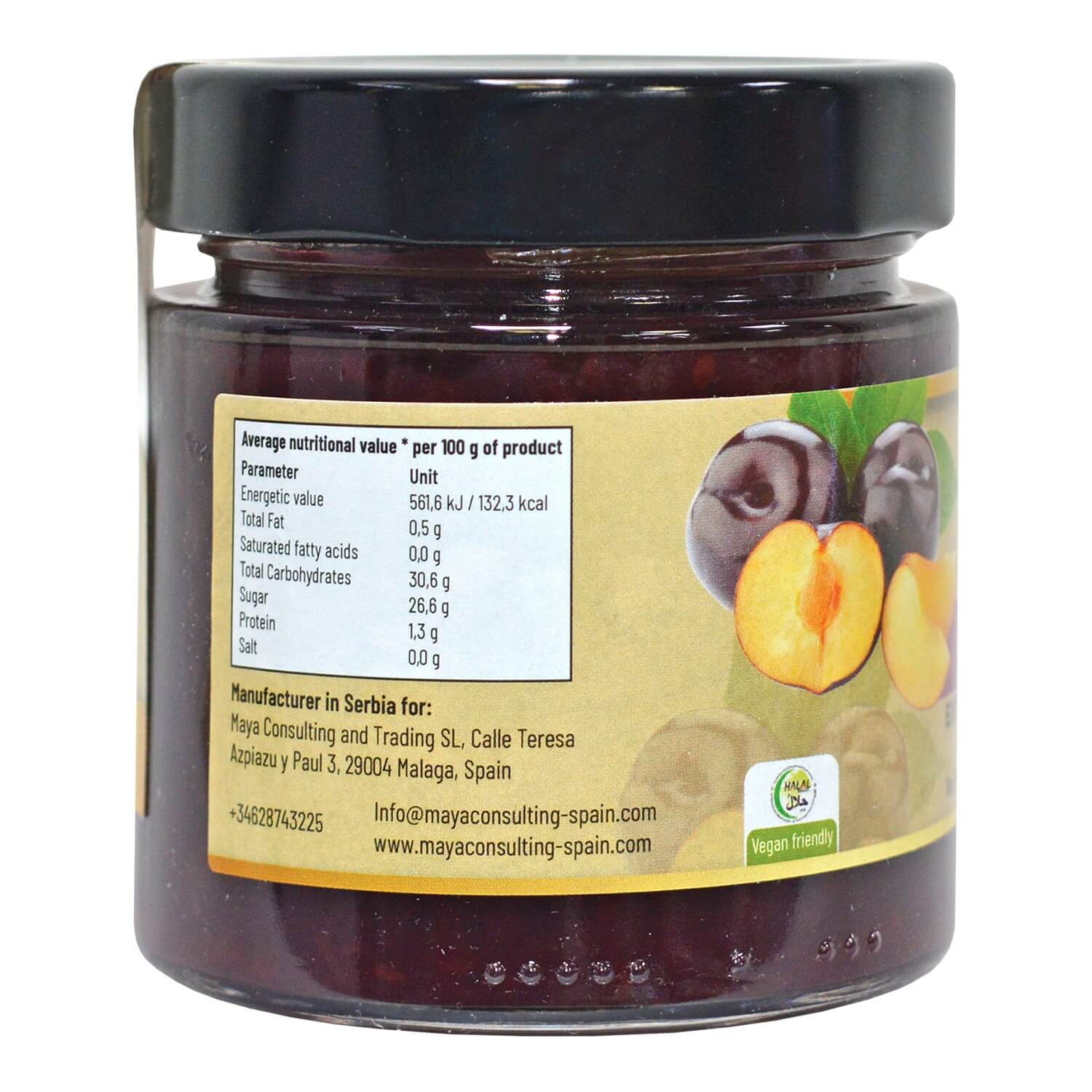 Plum Extra Jam-Organic