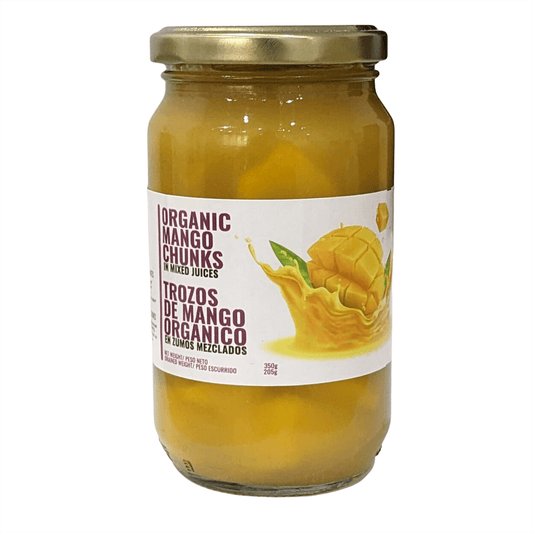 Organic Mango Chunks In Mixed Juices