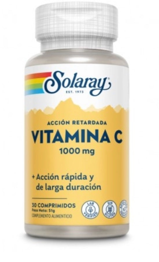 Vitamin C 1000 mg A/R 30 Tabletten Solaray