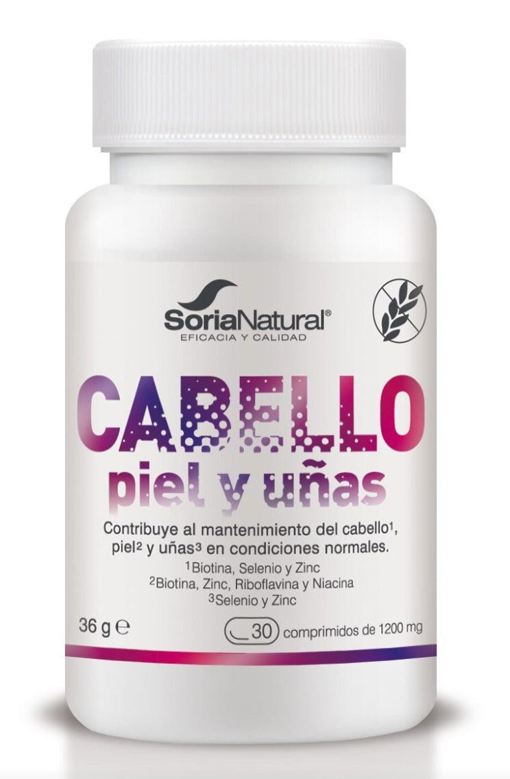 Cabello, piel y uñas